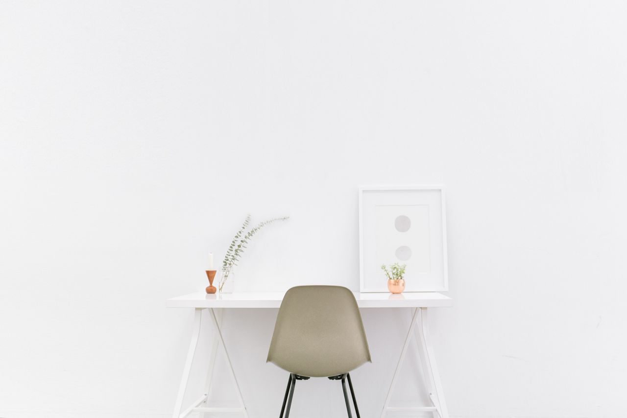 Modern white table